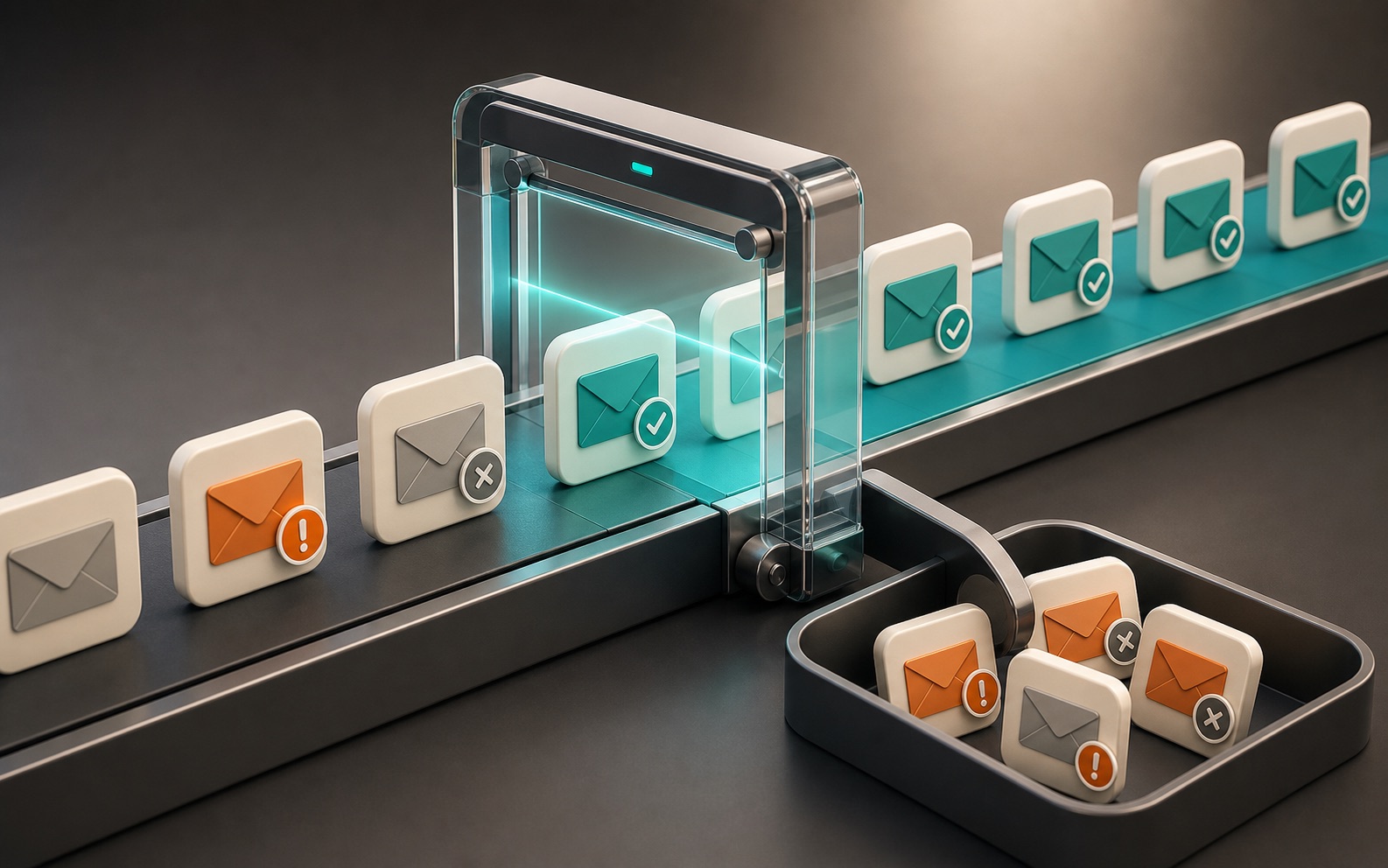 Email warmup view showing gradual sending activity and sender reputation signals