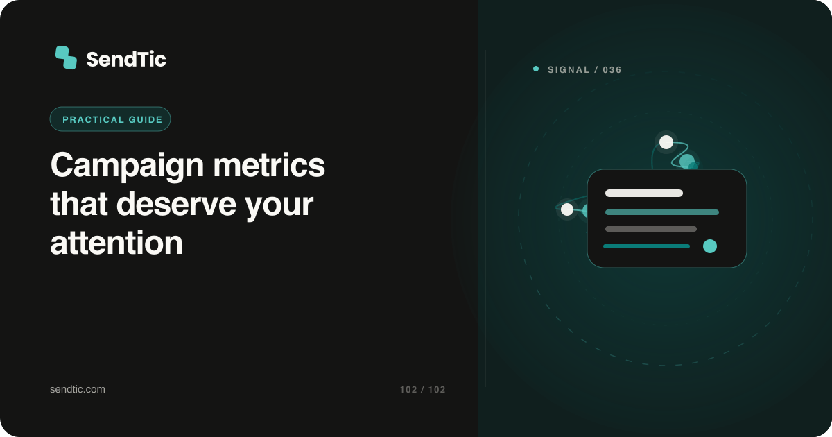 Campaign Metrics That Deserve Attention by SendTic